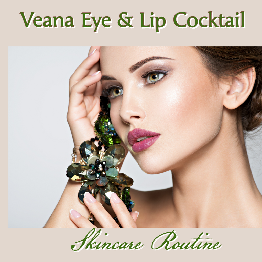 Veana Eye & Lip Tensor Cocktail, 30ml, Augenpflege mit feuchtigkeitsspendender Formel für Augen und Lippen.