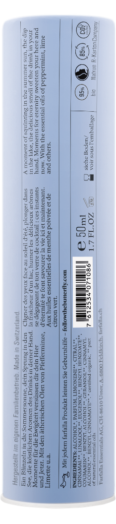 Sonnenglück, Natural Eau de Parfum, farfalla