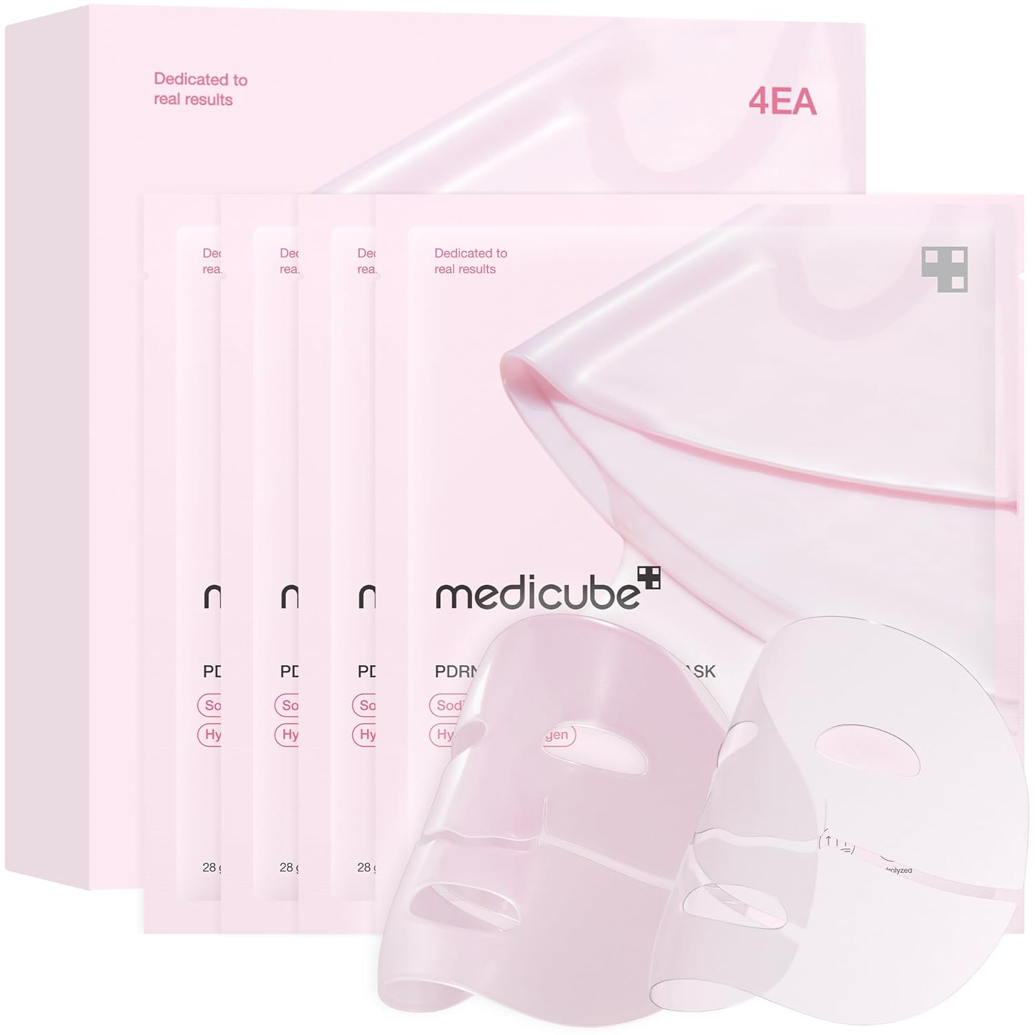 Medicube PDRN Pink Collagen Gel Mask 4er Pack