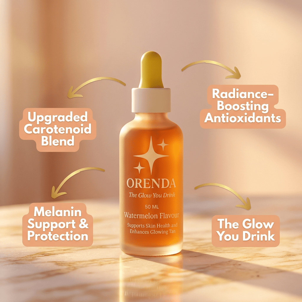 ORENDA Tanning Drops - The Glow You Drink - "Beauty by Fifi"