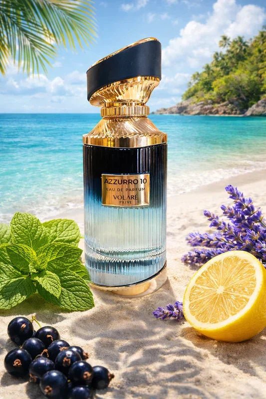 Luxus Aroma Volare Azzuro 10 Eau de Parfum 100ml Flasche mit blauer Verpackung und eleganter Gestaltung
