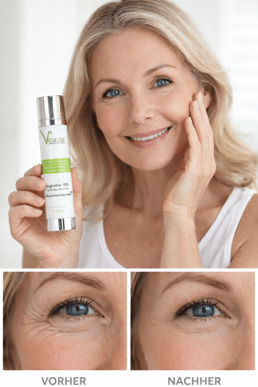 Argireline 10% Creme (50ml) mit Retinol und Vitamin E - "Beauty by Fifi"