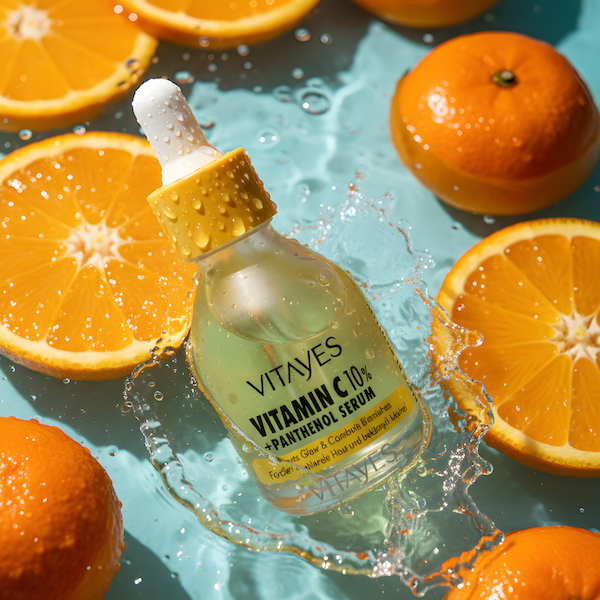 Vitamin C 10% + Panthenol Serum. Hautflecken - Reduktion & Sofortiger Glow 30 ml - "Beauty by Fifi"