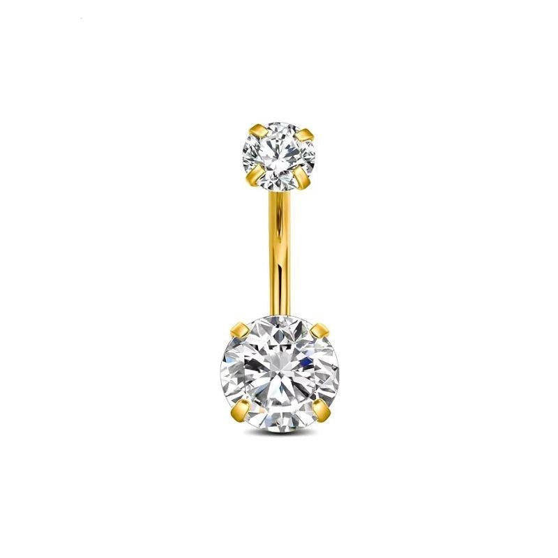 Bauchnabelpiercing Titan „Double Spark“ - "Beauty by Fifi"