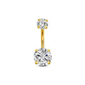 Bauchnabelpiercing Titan „Double Spark“ - "Beauty by Fifi"