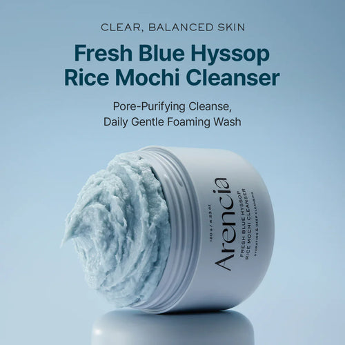 ARENCIA Fresh Blue Hyssop Rice Mochi Cleanser - 120g