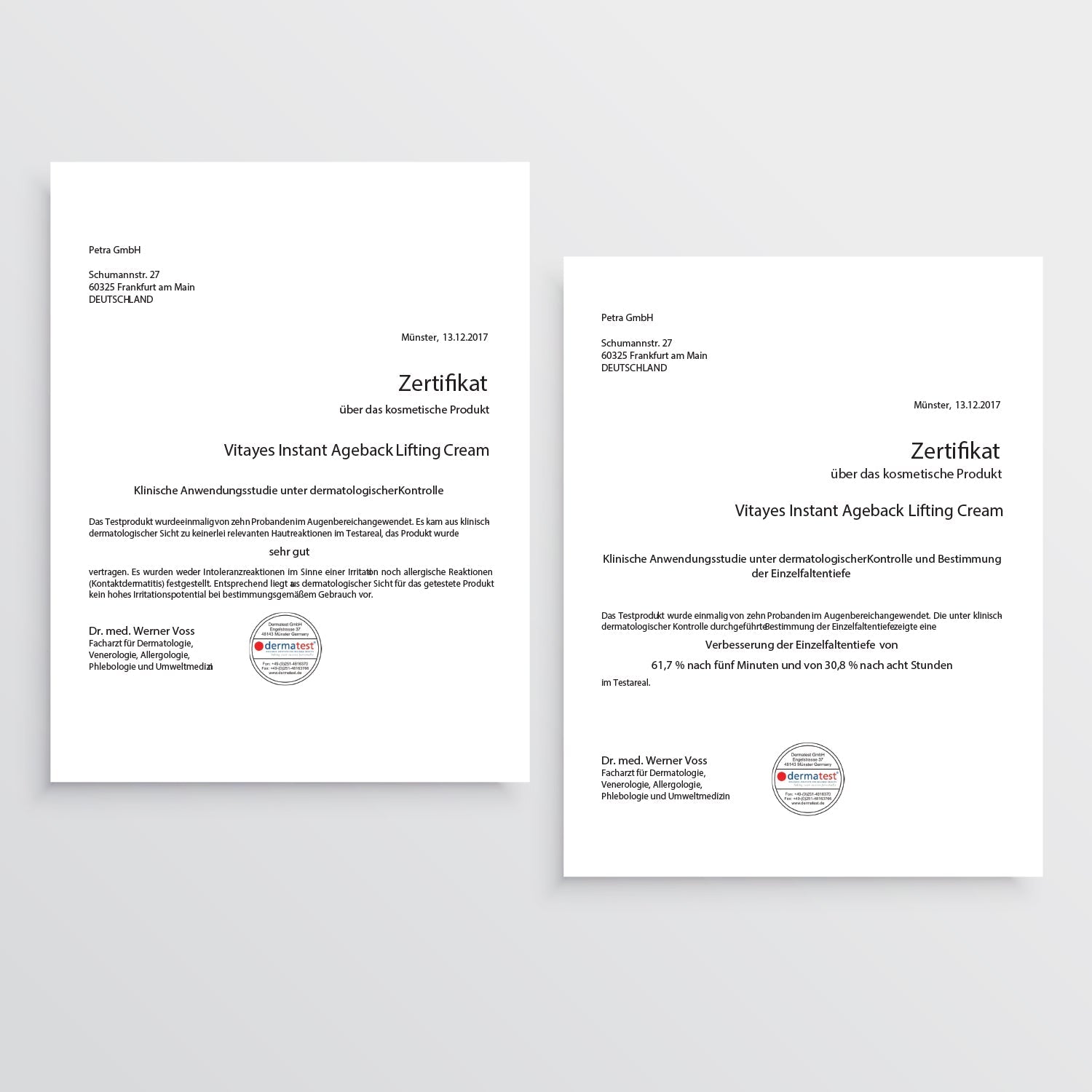 Instant Ageback™ - Lifting - Creme gegen Tränensäcke und Falten - klinisch bestätigt - "Beauty by Fifi"