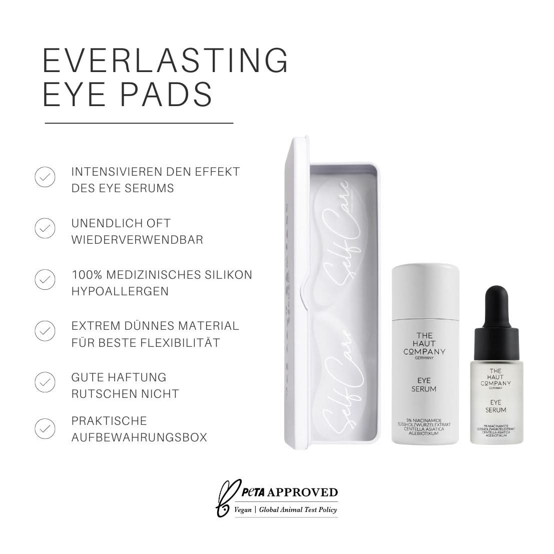 "Self Care" Eye Pads + Eye Serum - "Beauty by Fifi"