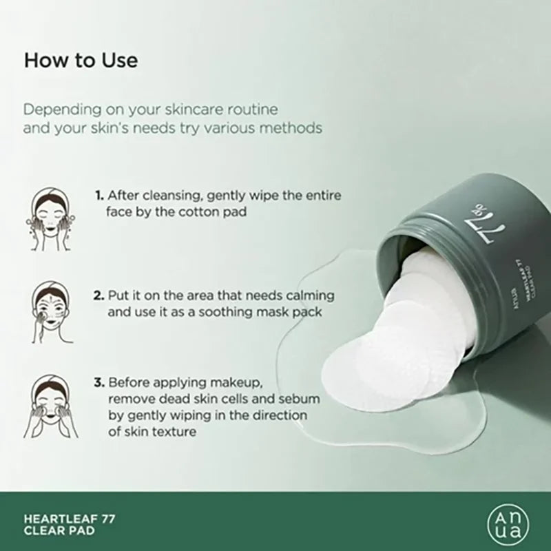 ANUA Heartleaf 77% Clear Pad