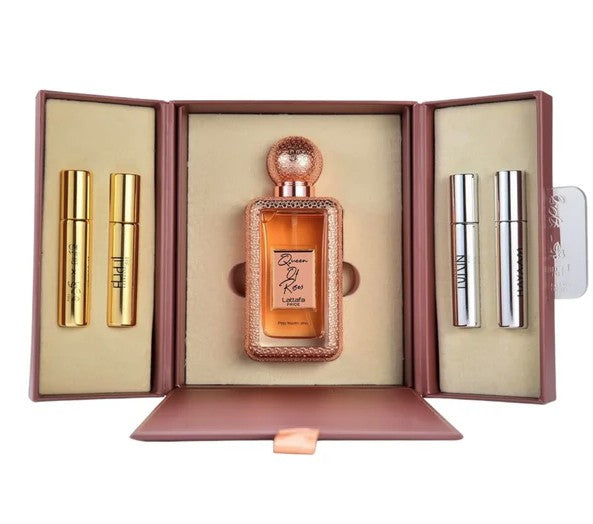 Drop Fragra Pride Queen of Roses Parfüm 100 ml, elegante Flasche mit blumigem Rosen-Duft, edles Parfum für Damen
