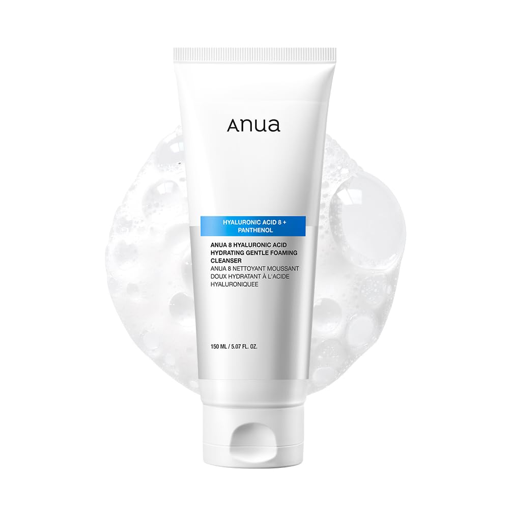 Anua 8 Hyaluronic Acid Hydrating Gentle Foaming Cleanser 150ml - "Beauty by Fifi"