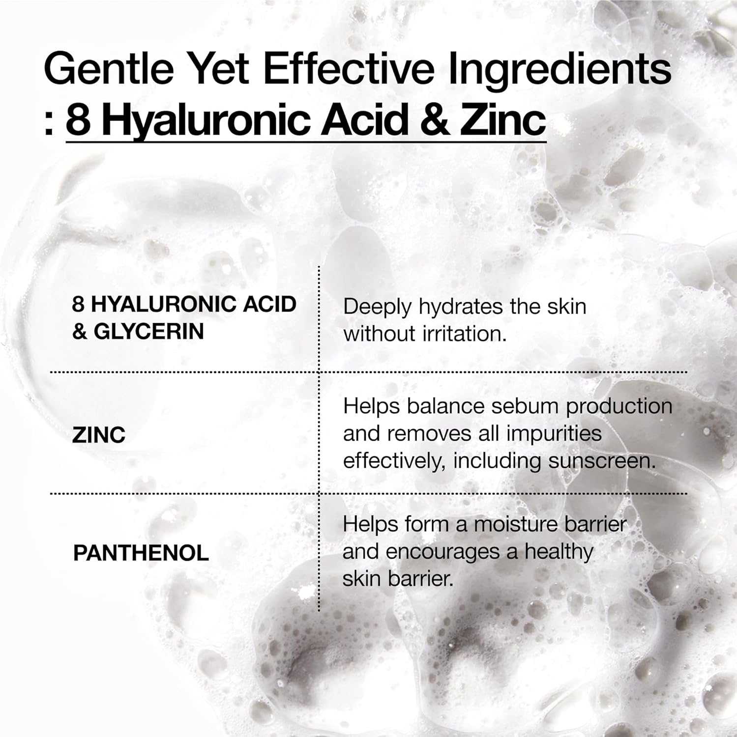 Anua 8 Hyaluronic Acid Hydrating Gentle Foaming Cleanser 150ml - "Beauty by Fifi"