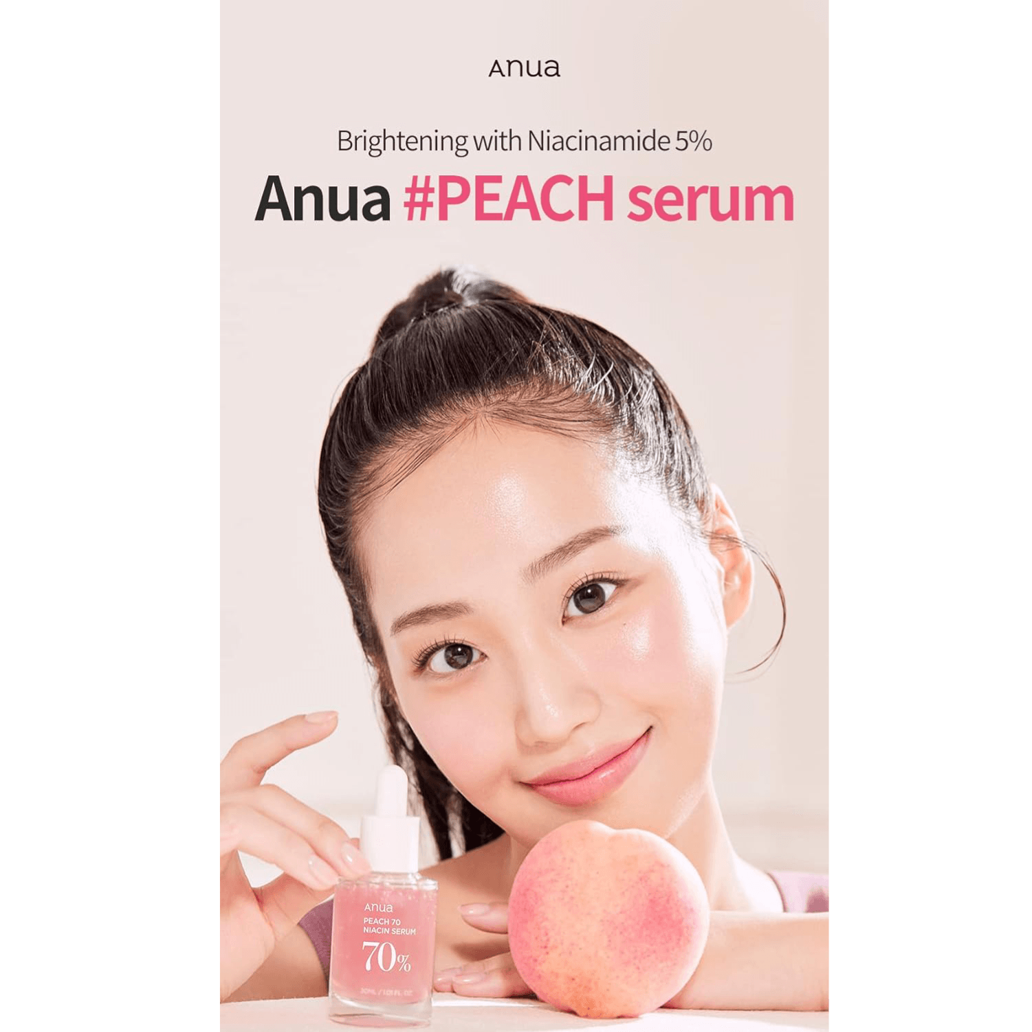 Anua Peach 70 Niacinamide Serum 30 ml