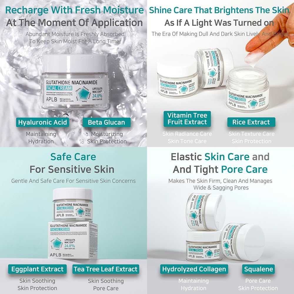 APLB Glutathione Niacinamide Facial Cream 55 ml