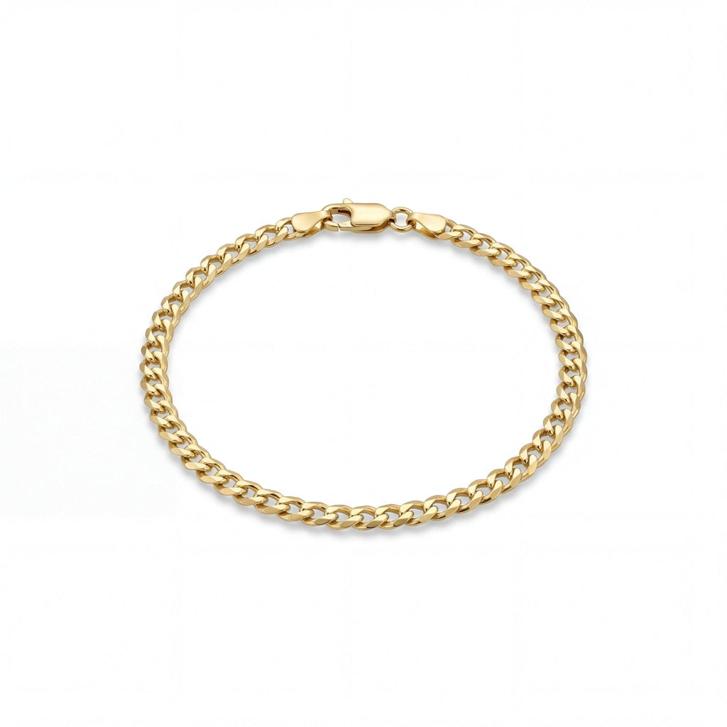 Sterling Silber Lyn Armband von Studio Karl, elegantes 925 Silber Kettenarmband mit feinem Design.