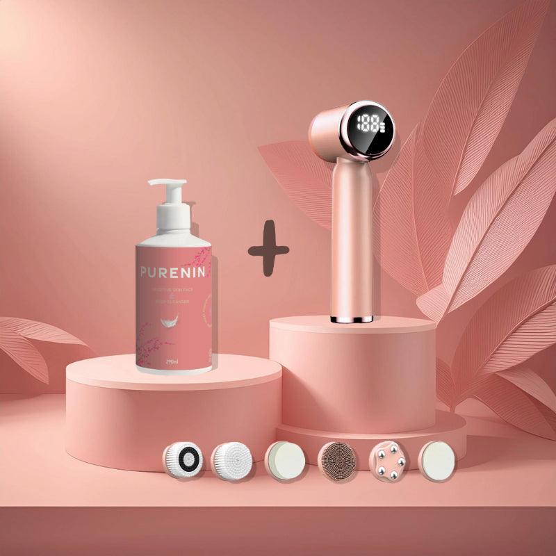 Elektrische Gesichtsbürste - 6in1 Set