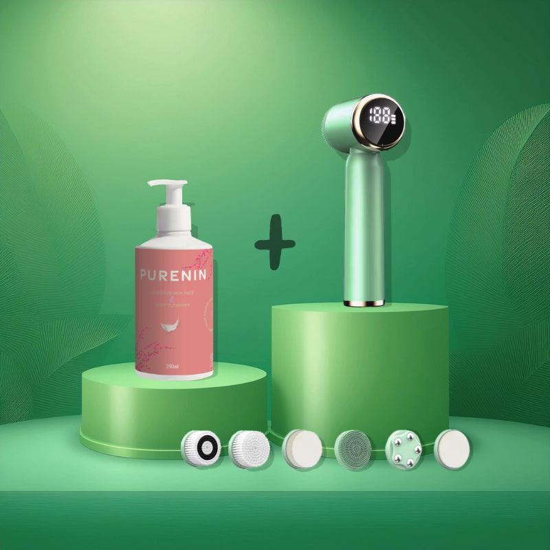 Elektrische Gesichtsbürste - 6in1 Set