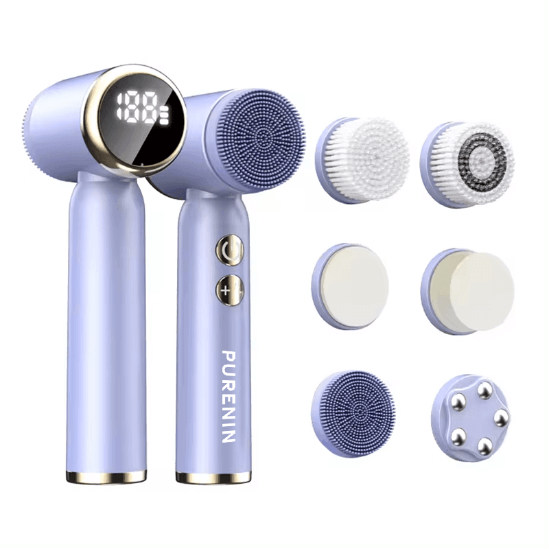 Elektrische Gesichtsbürste - 6in1 Set