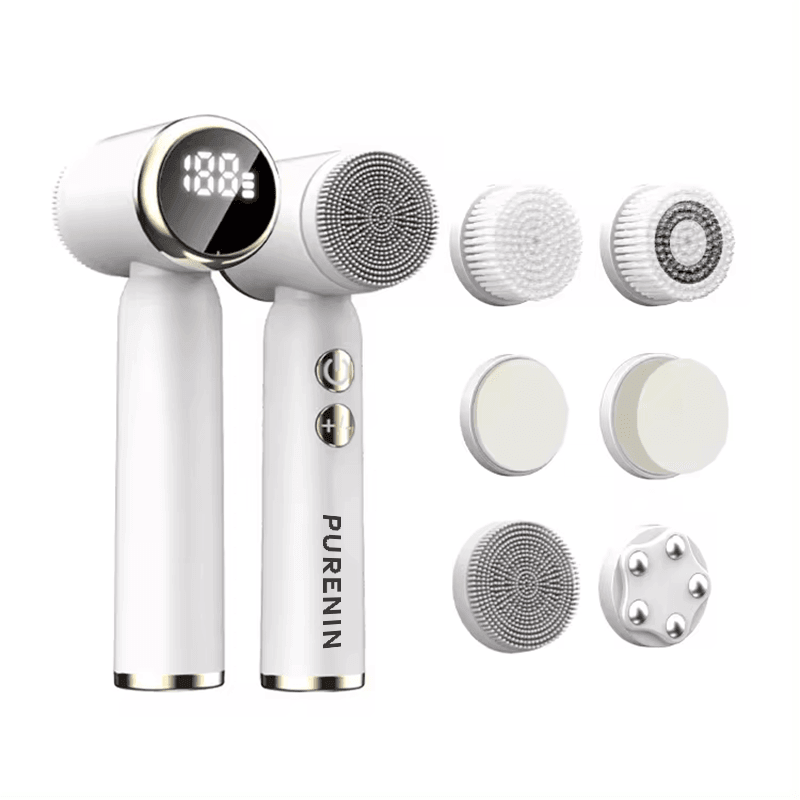 Elektrische Gesichtsbürste - 6in1 Set