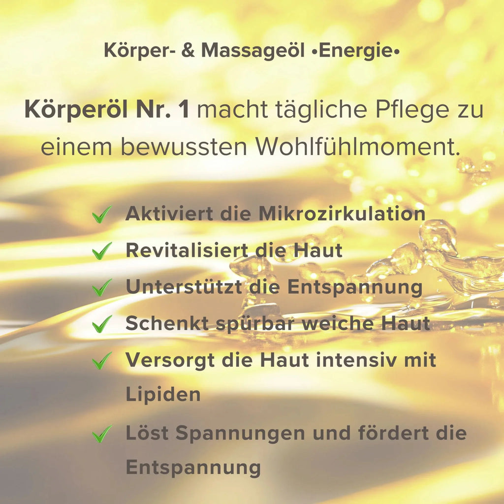 Körper - und Massageöl •Energie• - "Beauty by Fifi"