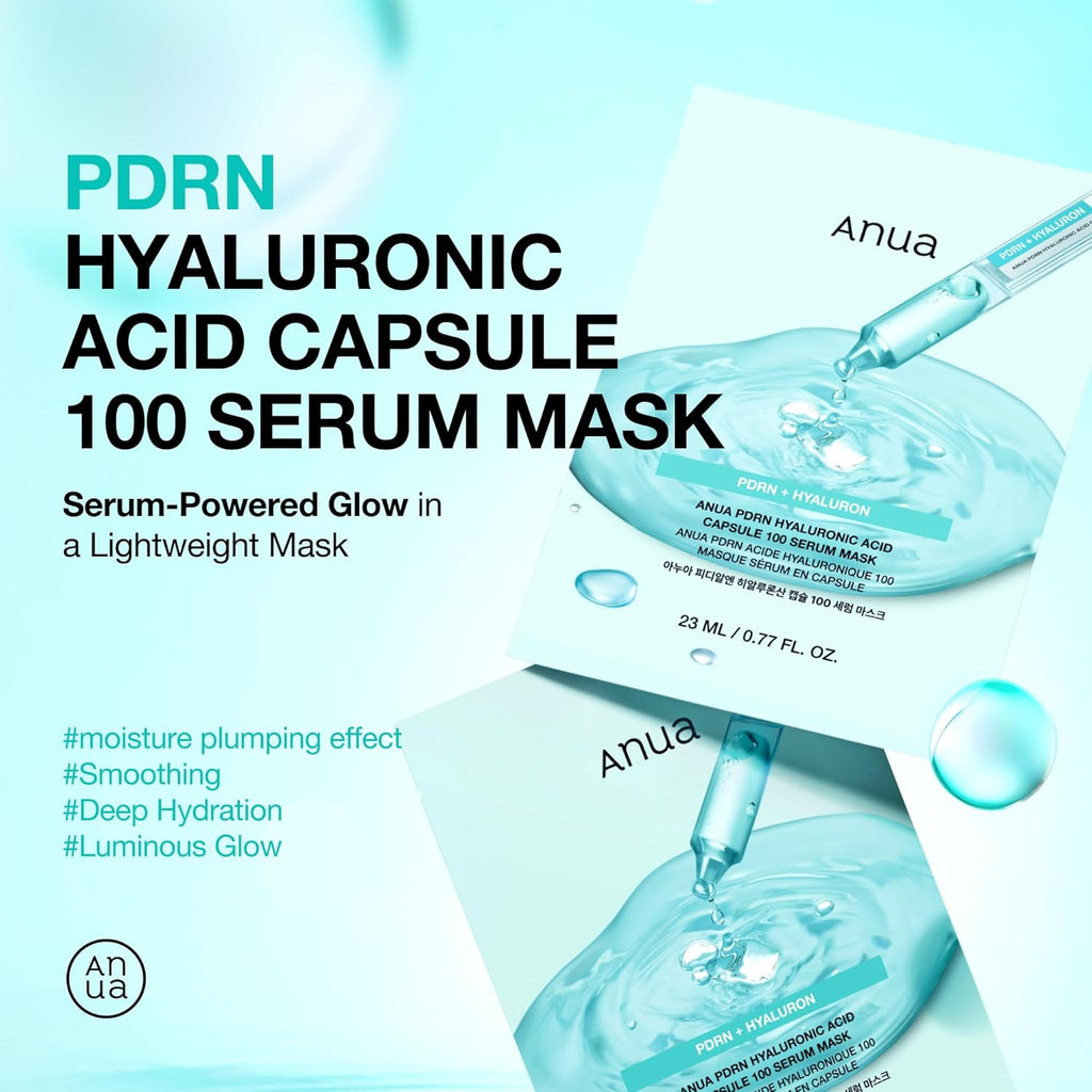 Anua PDRN Hyaluronic Acid Capsule 100 Serum Mask 23ml - "Beauty by Fifi"