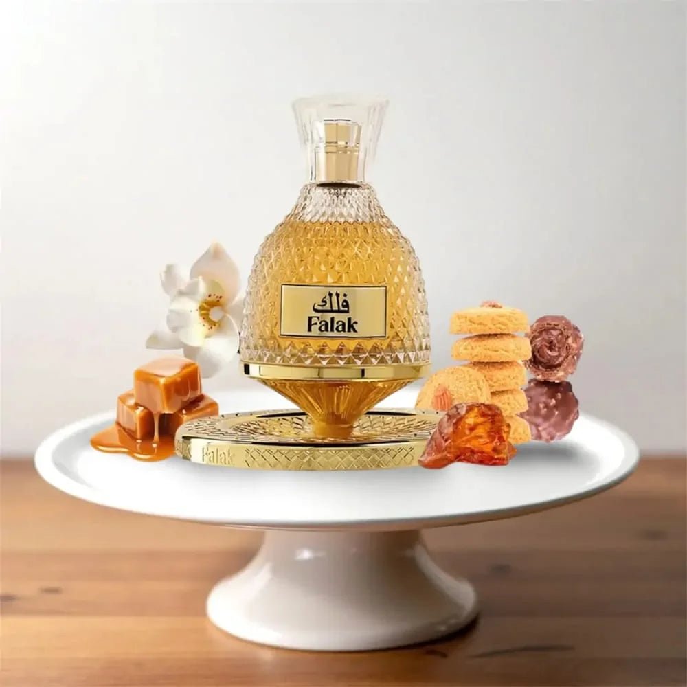 Luxus Aroma Nusuk Falak Eau de Parfum unisex 100 ml Flasche, elegantes Parfum mit floral-frischen Duftnoten.