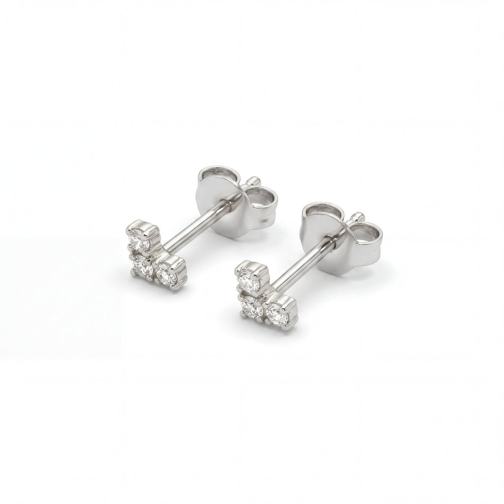 Sienna Ohrstecker – Herz Zirkonia 925 Silber - "Beauty by Fifi"