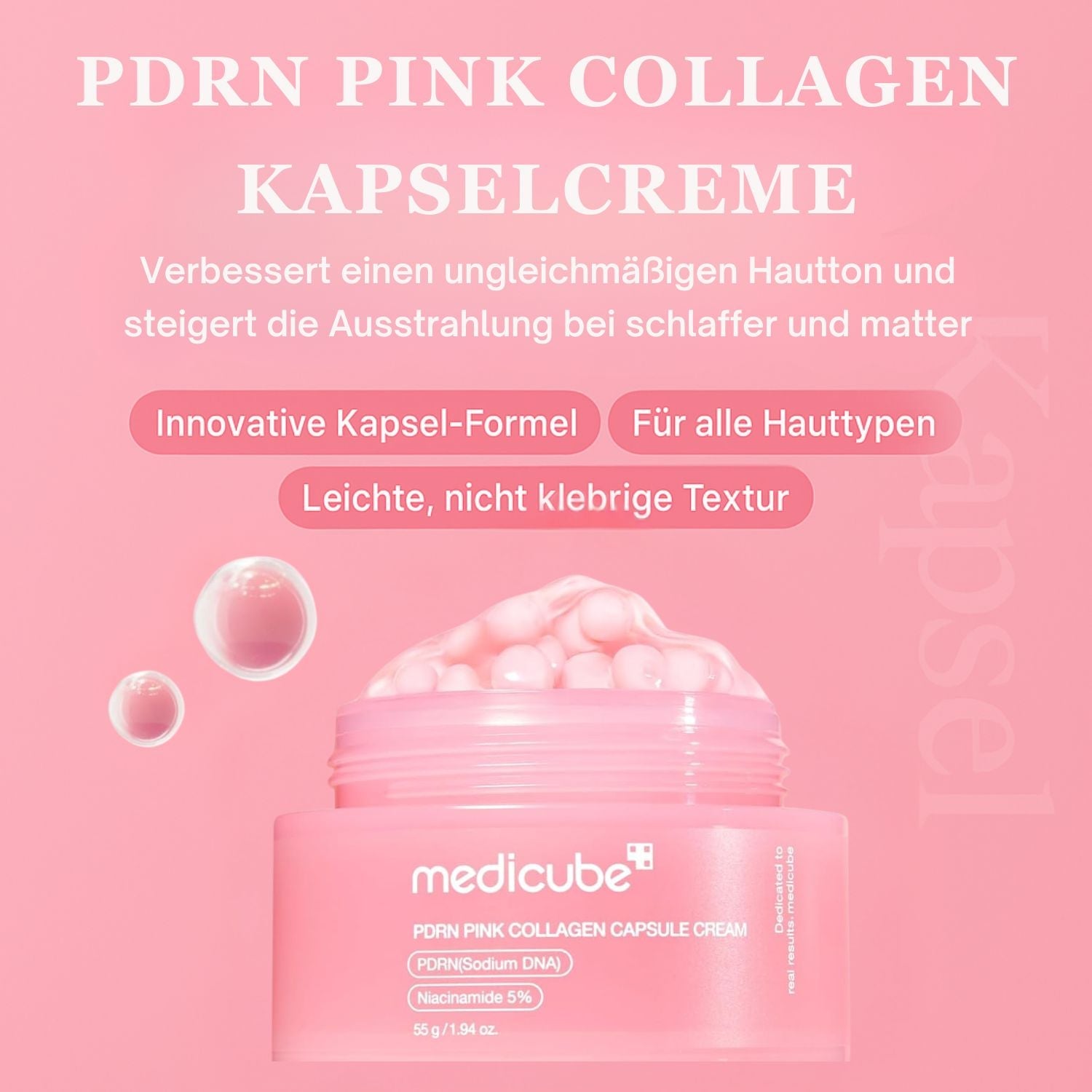 Medicube PDRN Pink Collagen Capsule Cream 55g