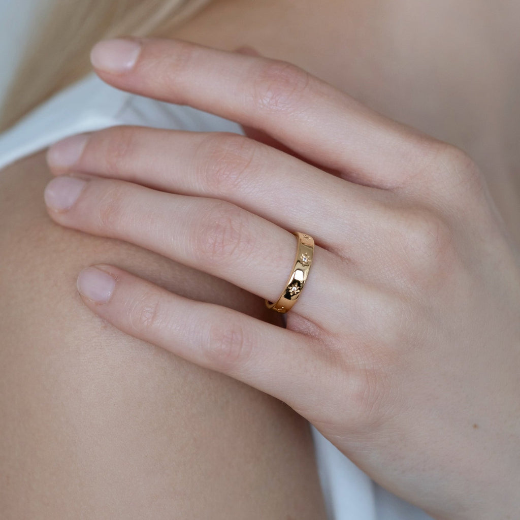 Ring Ellis - 18K Gold Vermeil - "Beauty by Fifi"