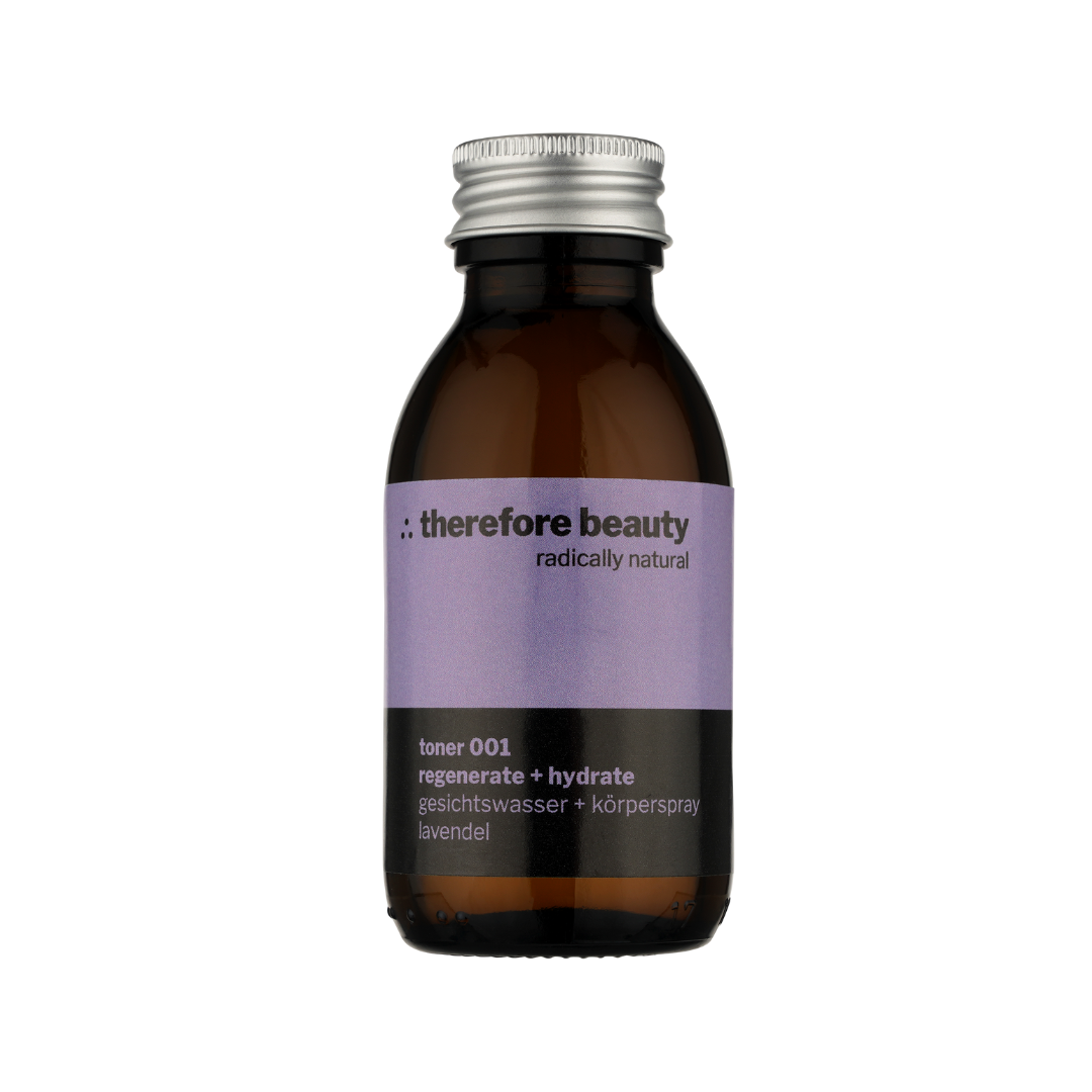 toner 001 —  Hydratisierung und Beruhigung für Haut + Haar nach der Reinigung
